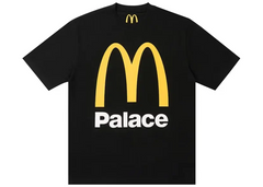 Palace x McDonalds Logo T-Shirt - Black