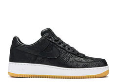 Fragment Design x CLOT x Air Force 1 Black Silk