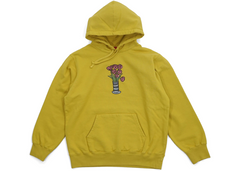 Supreme Flowers Hoodie - Mustard (FW18)