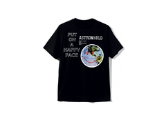 Travis Scott Astroworld Happy Face Tee Black