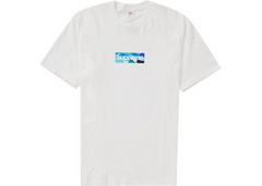 Supreme Emilio Pucci Box Logo Tee White/Blue