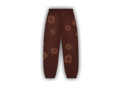 Denim Tears Cotton Wreath Monogram Sweatpants Tonal Brown