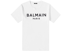 Balmain Paris Logo T-Shirt - White/Black