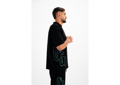 Undrground Omerta T-Shirt - Tiffany/Black