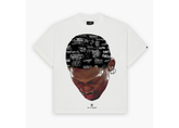 By Tydon Rodman T-Shirt - White/Black Graffiti