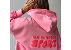 Mr Winston Hoodie - Vintage Pink Puff