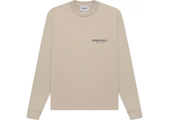 Fear Of God Essentials Long Sleeve T-Shirt - String/Tan (FW21)