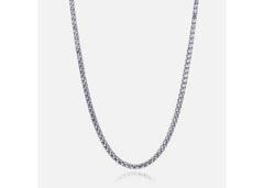 ZURUCCA 5MM TENNIS CHAIN - WHITE GOLD 18