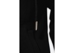 Undrground Black 3D Embroidered Trackpants