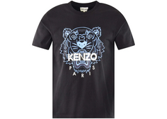 Kenzo Classic Tiger Print T-Shirt Black/Blue