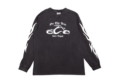 On The Arm Studded Biker L/S Tee Black