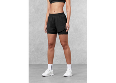 The Giving Movement 3.5 inch Double Layer Biker Shorts - Pitch Black