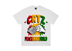Corteiz Peaceinnaworld T-Shirt - White (SS24)