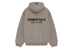 Fear Of God Essentials Fleece Hoodie - Heather Grey (FW24)
