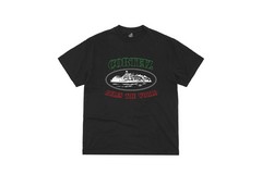 Corteiz OG Alcatraz Italia T-Shirt - Black