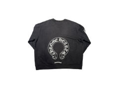 Chrome Hearts Floral Horseshoe Crewneck - Black