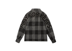 Geedup Co Play For Keeps Flannel - Black/Grey