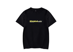 Frank Ocean Blonded Radio New Classic Logo T-Shirt - Black/Bolt Yellow