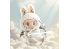 Pop Mart The Monsters Labubu Zimomo Angel in Clouds Figure