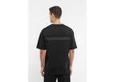 The Giving Movement Oversized Tonal Back Print T- Shirt - Pitch Black