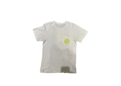 Chrome Hearts Script Hollywood T-Shirt - White/Yellow