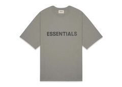Fear Of God Essentials Applique Logo T-Shirt - Cement (FW20)