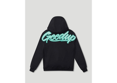 Geedup Co Script Hoodie - Navy/Teal
