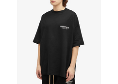 Fear Of God Essentials Jersey Crewneck T-Shirt - Black (FW24)