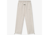 Fear of God Essentials Relaxed Fleece Sweatpants - Heather Stone/Cloud White (SS25)