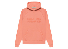 Fear of God Essentials Hoodie - Coral (FW22)