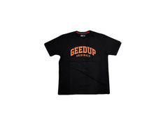 GEEDUP CO ESSENTIALS T-SHIRT BLACK/RED