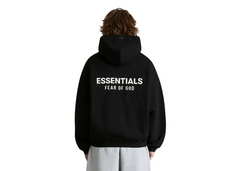 Fear Of God Essentials Fleece Hoodie - Black (FW24)