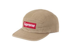 Supreme Washed Chino Twill Camp Cap (FW24) Tan