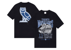 Toronto Maple Leafs OVO x NHL Black Tee
