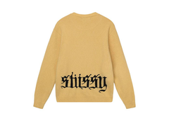 Stussy Gothic Sweater - Gold