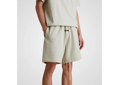 Fear of God Essentials Fleece Shorts - Heather Stone (SS25)