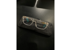 Chrome Hearts Vagilante Clear/Gold Glasses