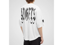 Palm Angels Oversize Gothic Logo T-Shirt - White