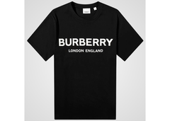 Burberry Letchford Logo T-Shirt - Black