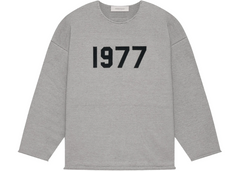 Fear of God Essentials 1977 Raw Edge Knit Sweater - Dark Oatmeal (SS22)