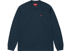 Supreme Small Box Logo Long Sleeve T-Shirt - Navy