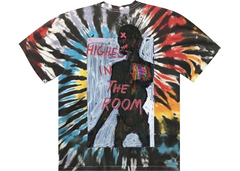 Travis Scott Cactus Jack Highest In The Room  T-Shirt - Tie Dye