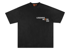Juice WRLD x Vlone 999 Legends Never Die T-Shirt - Black/Orange