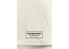 The Giving Movement Oversized Contrast Back Print T-Shirt - Ivory