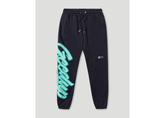 Geedup Co Script Trackpants - Navy/Teal