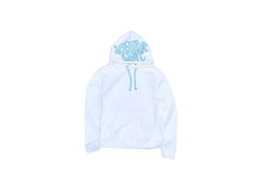 Syna World Hood Logo Hoodie - White/Blue