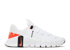 Free Metcon 5 White Bright Crimson