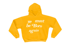 Cactus Plant Flea Market Born Again Hooded Sweatshirt Yellow