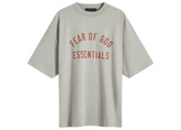Fear Of God Essentials Jersey Crewneck T-Shirt - Dark Heather/Maroon (FW24)