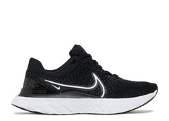 React Infinity Run Flyknit 3 Black White